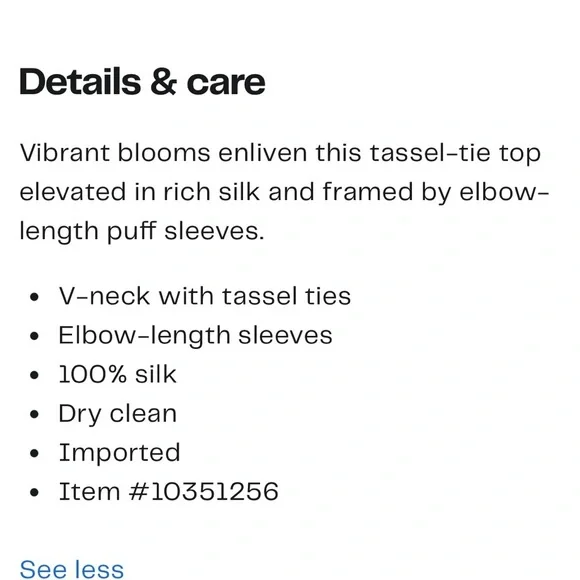 Trina Turk Sandia Silk Top small - Picture 9 of 11